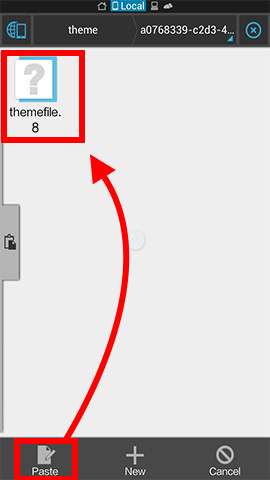 14. paste themefile.8 to another folder
