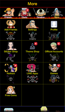 theme one piece line android