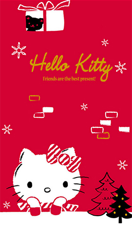 LINE theme for Android_Pink Hello Kitty (1)