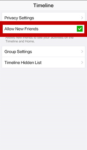 【LINE tips】Manage Time Hidden List , Notification & Privacy Settings_4