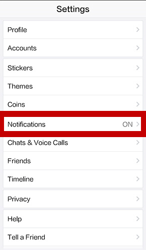 【LINE tips】Manage Time Hidden List , Notification & Privacy Settings_9