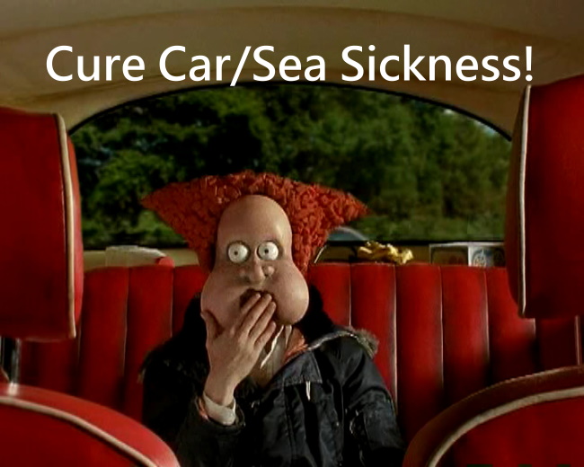 Cure Car Sickness and Sea Sickness1