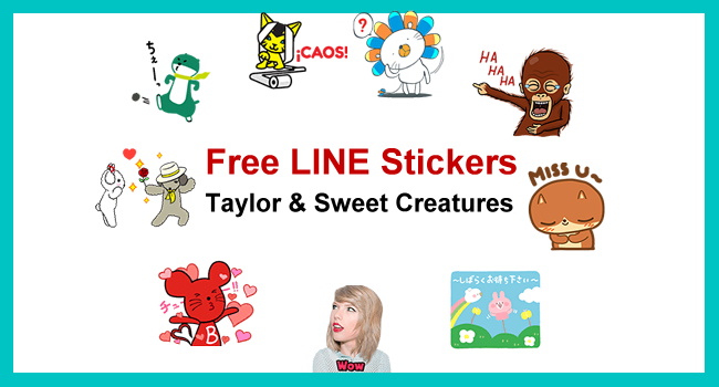 Free LINE sticker_Taylor Swift