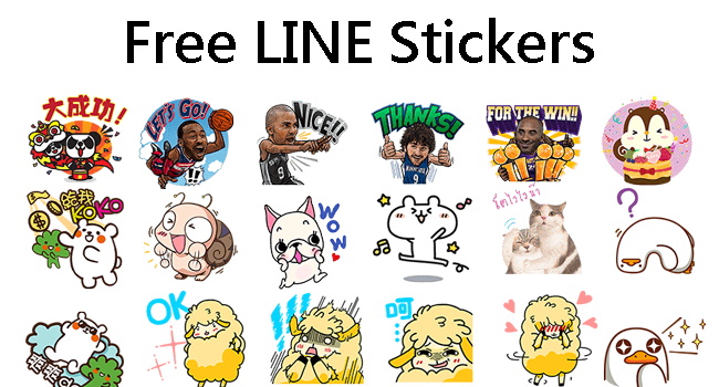 【List】Free LINE stickers NBA & Panda