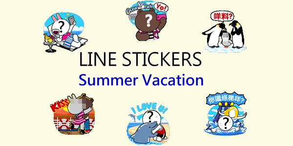 【LINE stickers】Free List of Brown, Cony & Moon
