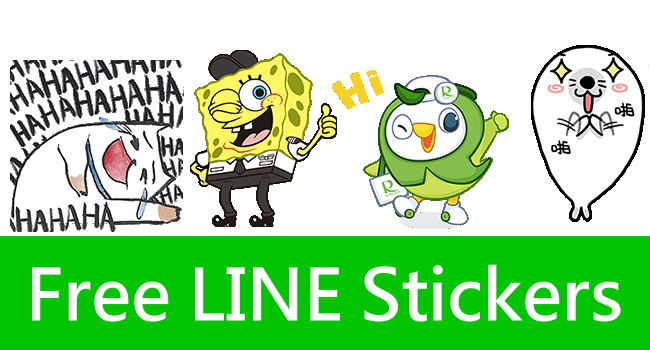 Free LINE Sticker List_SpongeBob SquarePants