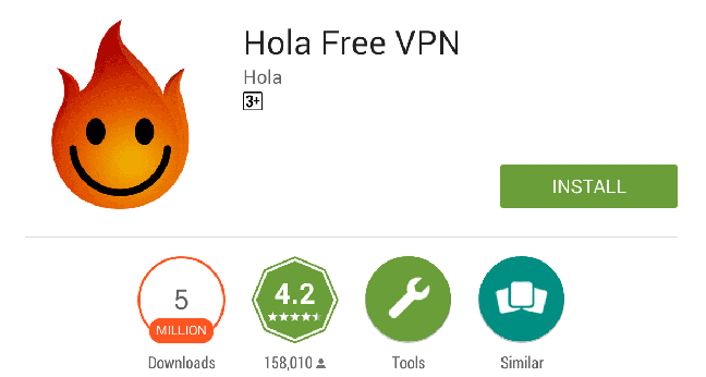 free vpn like hola