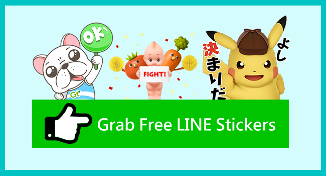 Free LINE sticker list_PIKACHU 0215 FI