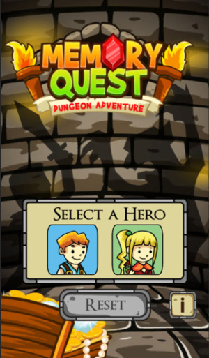 iOS daily games and apps gone free-Memory Quest 1